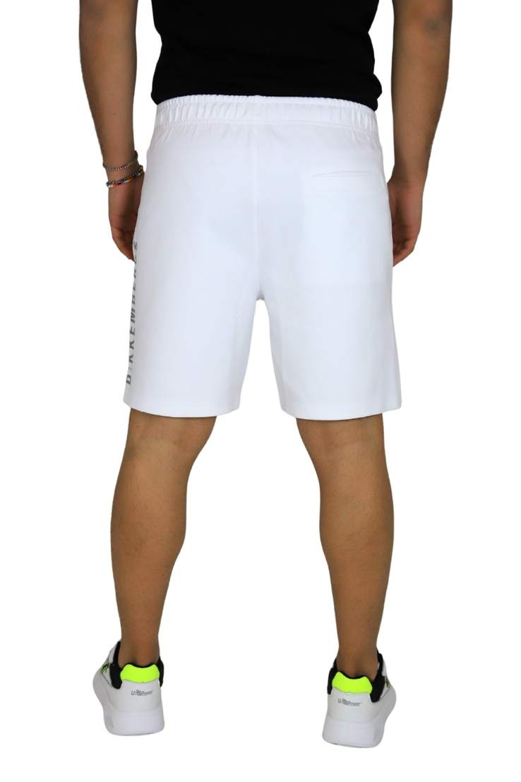 BIKKEMBERGS Uomo Pantaloncino BKKS0020 Bianco