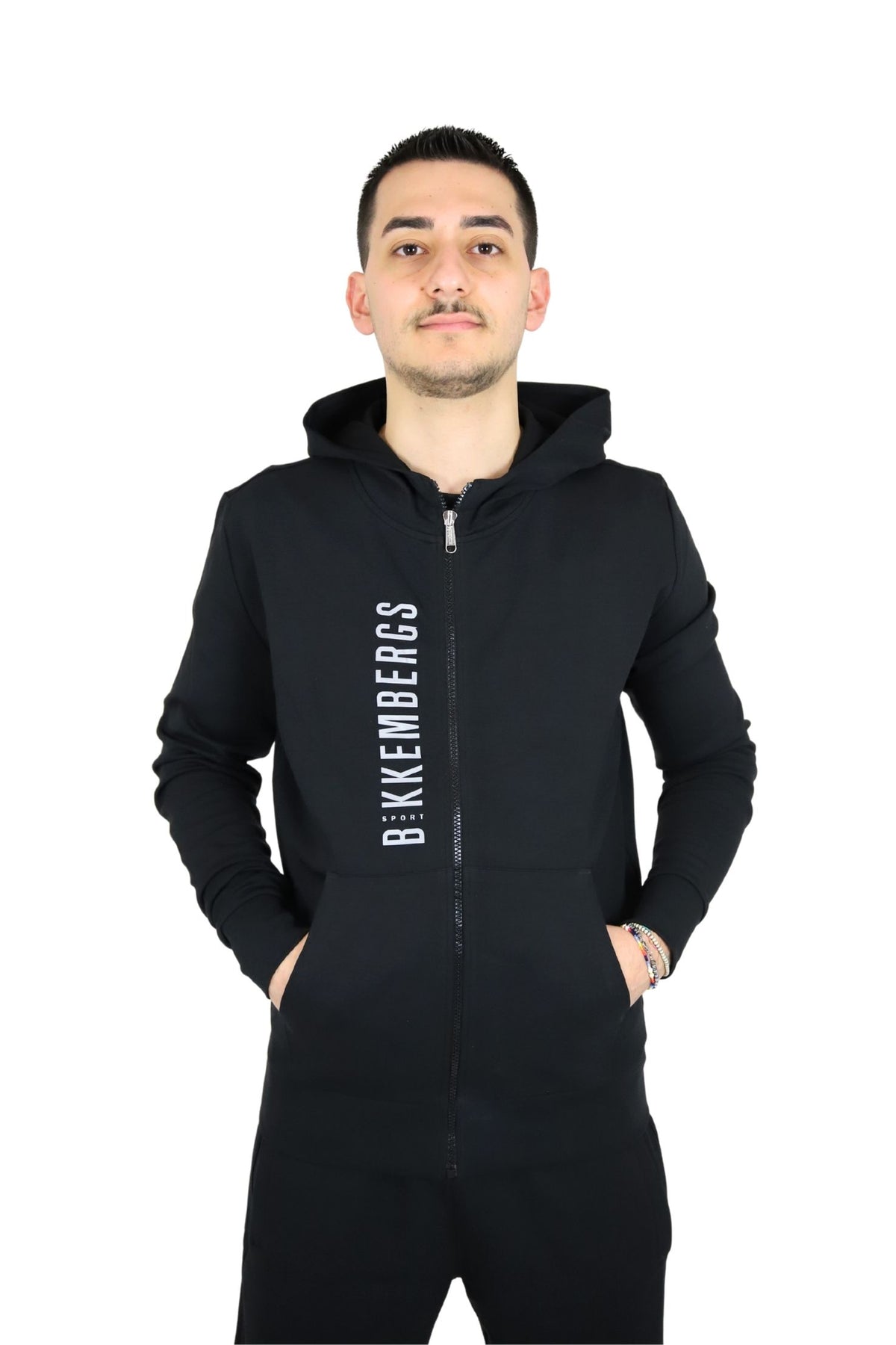 BIKKEMBERGS Uomo Felpa BKKS0016 Nero