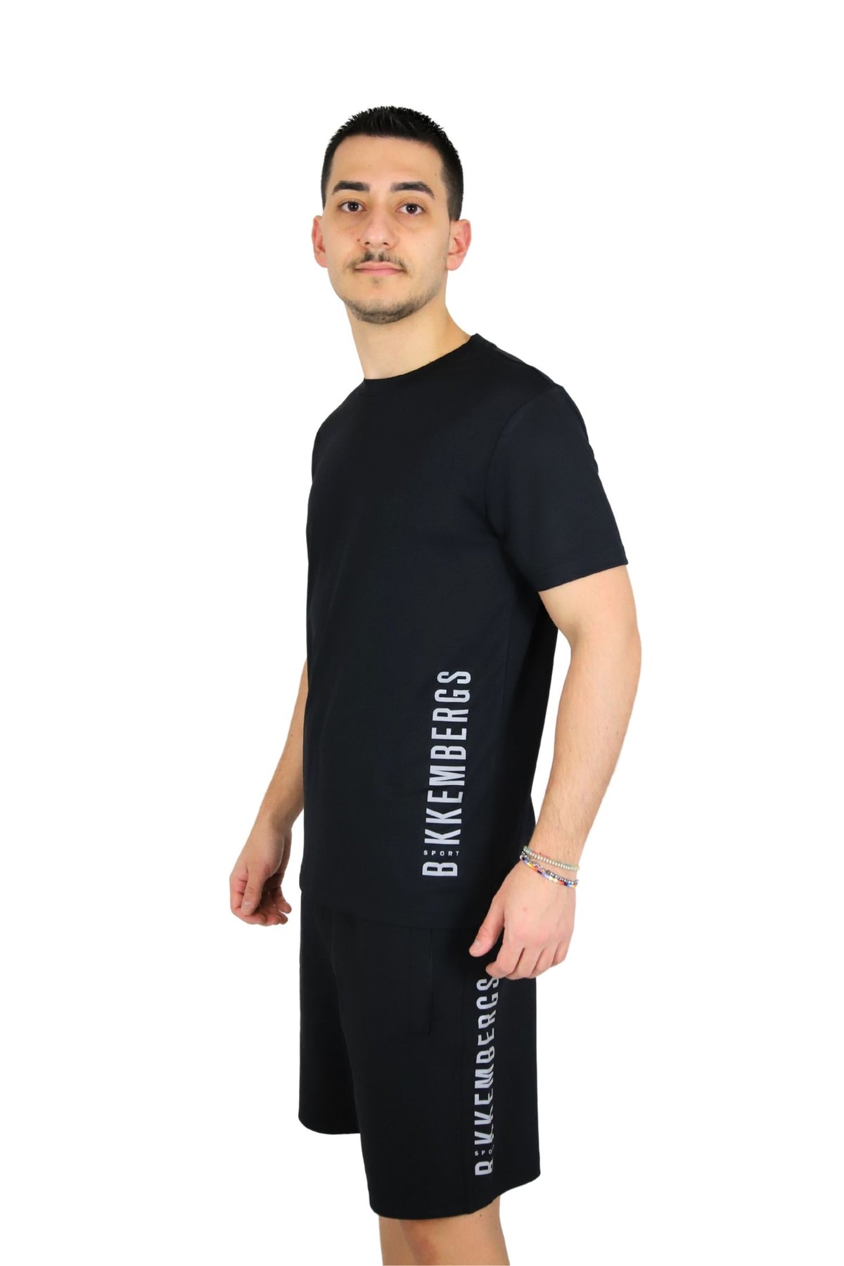 BIKKEMBERGS Uomo T-shirt BKKS0021 Nero