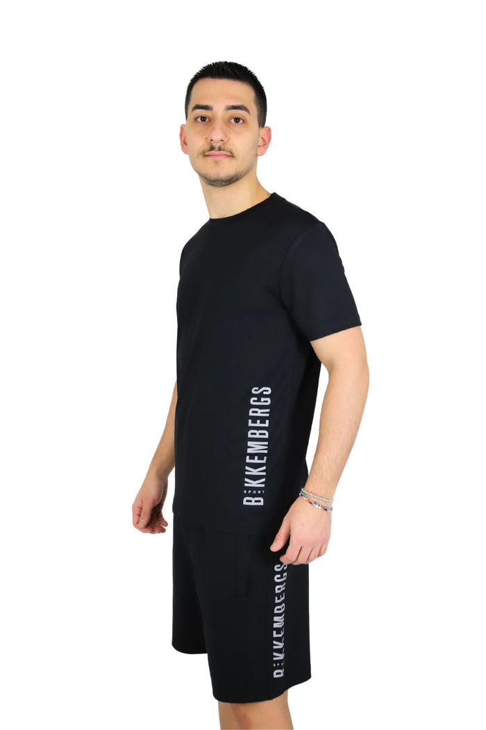 BIKKEMBERGS Uomo T-shirt BKKS0021 Nero