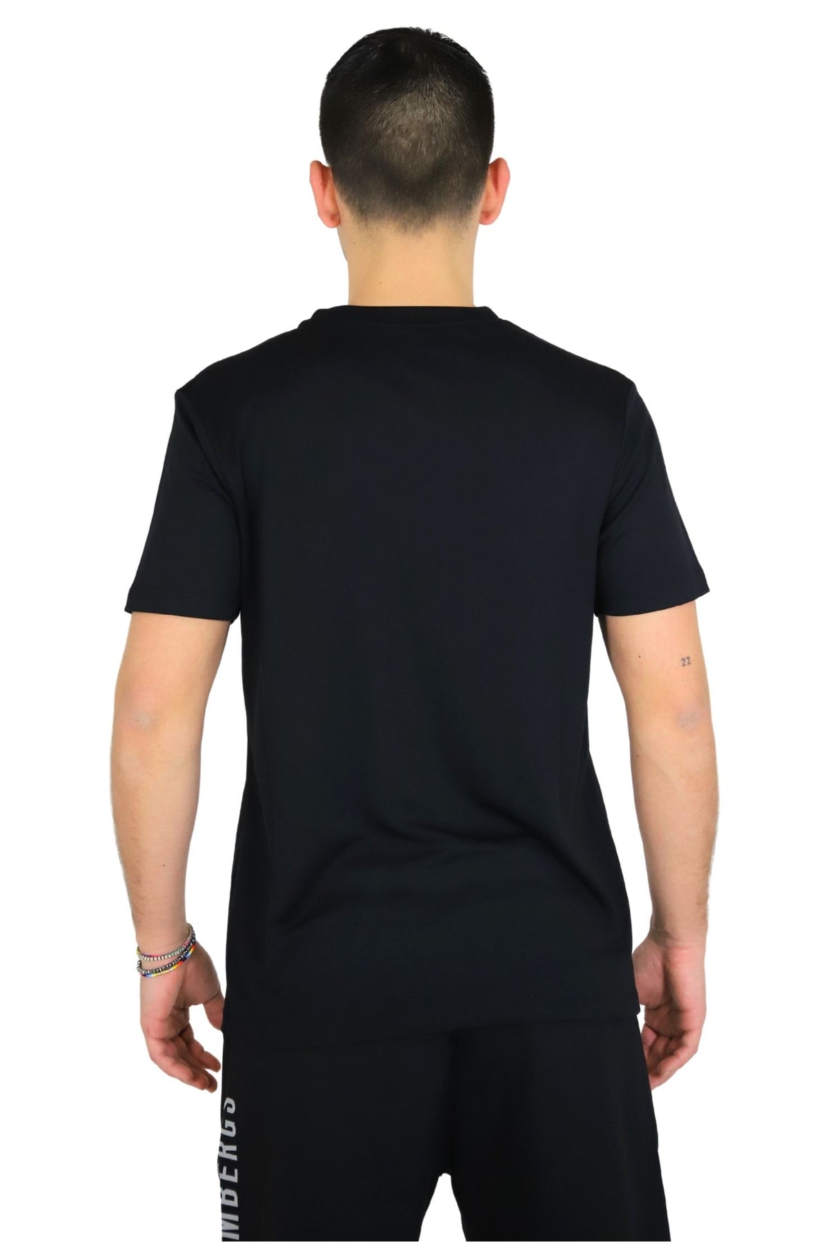 BIKKEMBERGS Uomo T-shirt BKKS0021 Nero