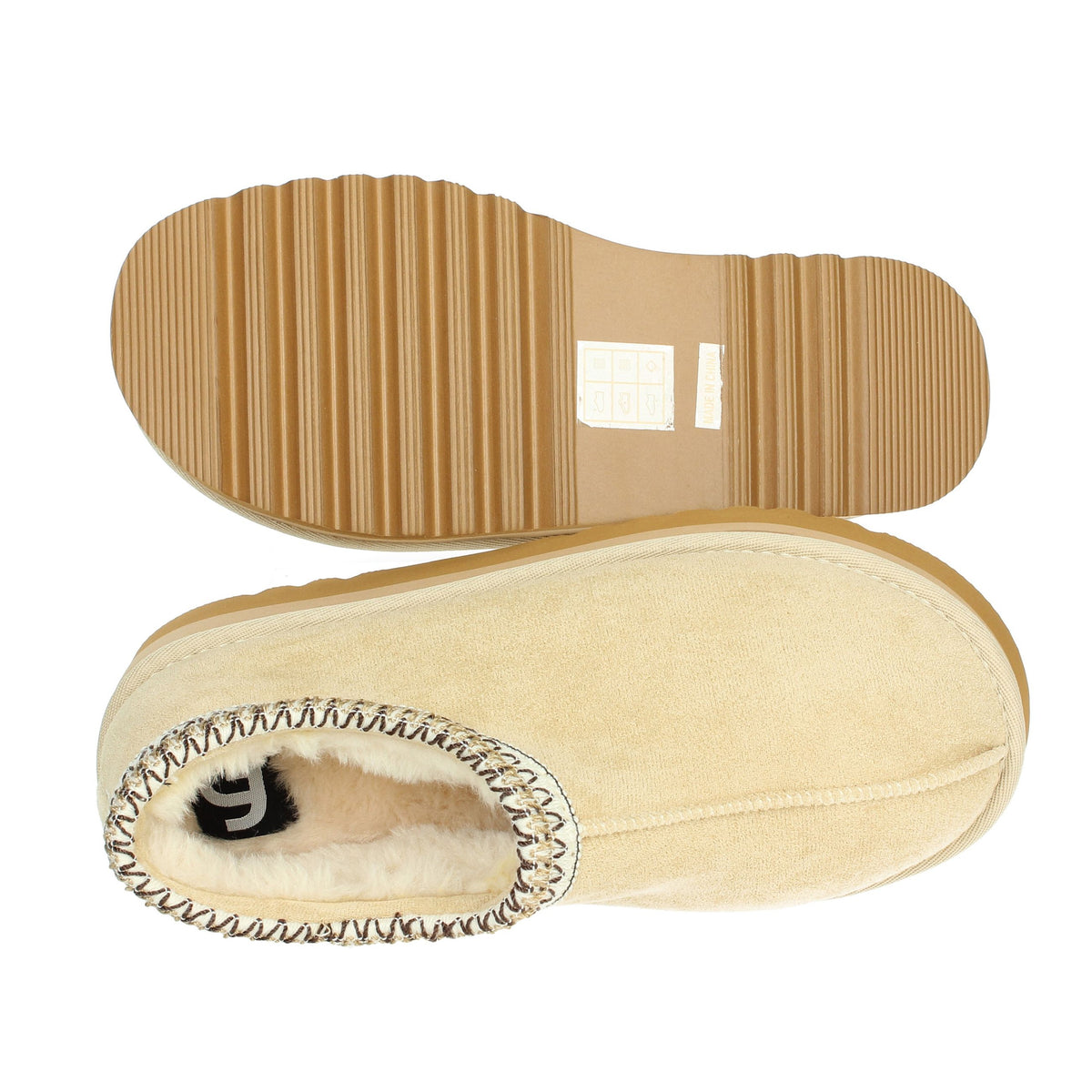 GOLD & GOLD Donna Slip-on FL230 Beige