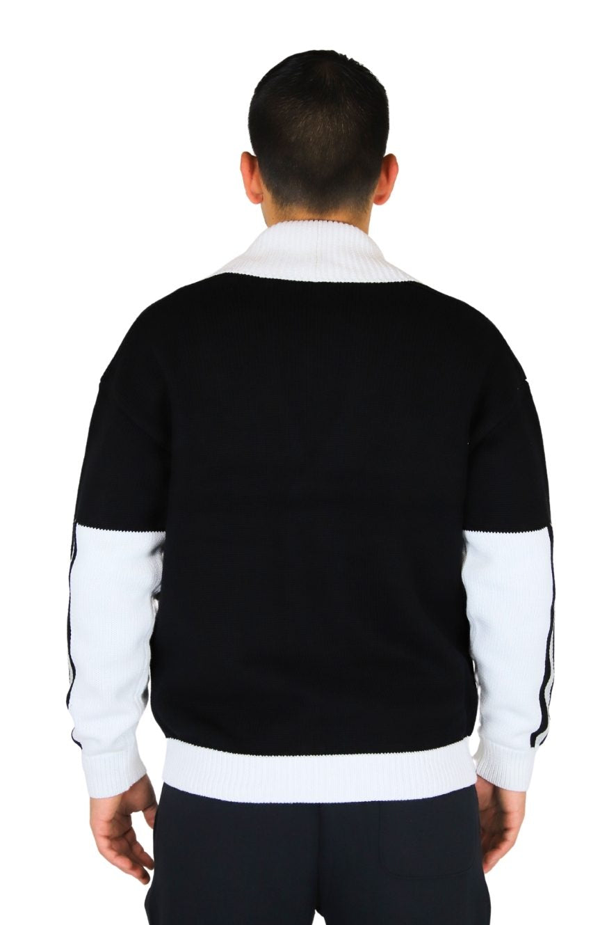 RICHMOND X Uomo Cardigan UMA24052CD Blu/Bianco