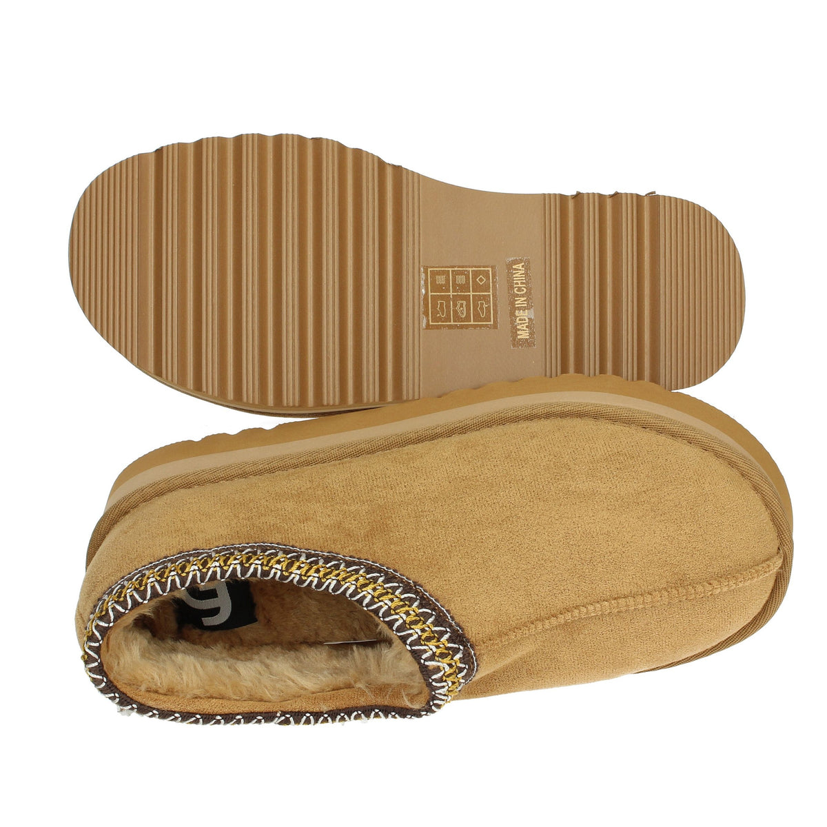 GOLD & GOLD Donna Slip-on FL230 Cammello