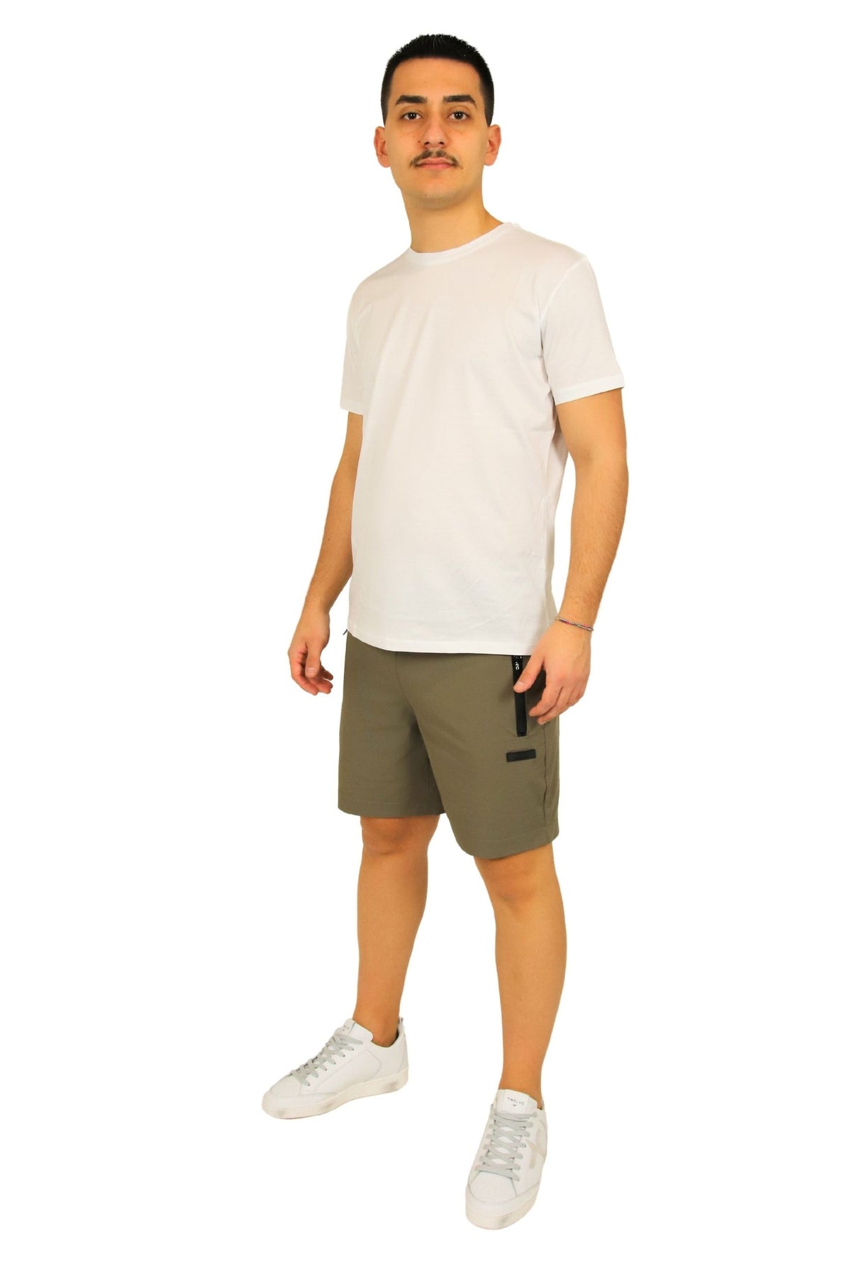 COSTUME NATIONAL Uomo Pantaloncino NMS41025BE Verdone