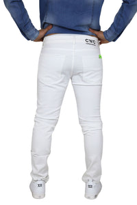 COSTUME NATIONAL Uomo Pantalone NMS40005JE Bianco