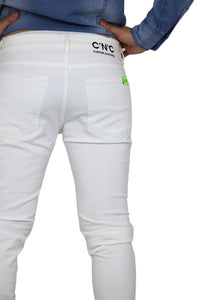 COSTUME NATIONAL Uomo Pantalone NMS40005JE Bianco