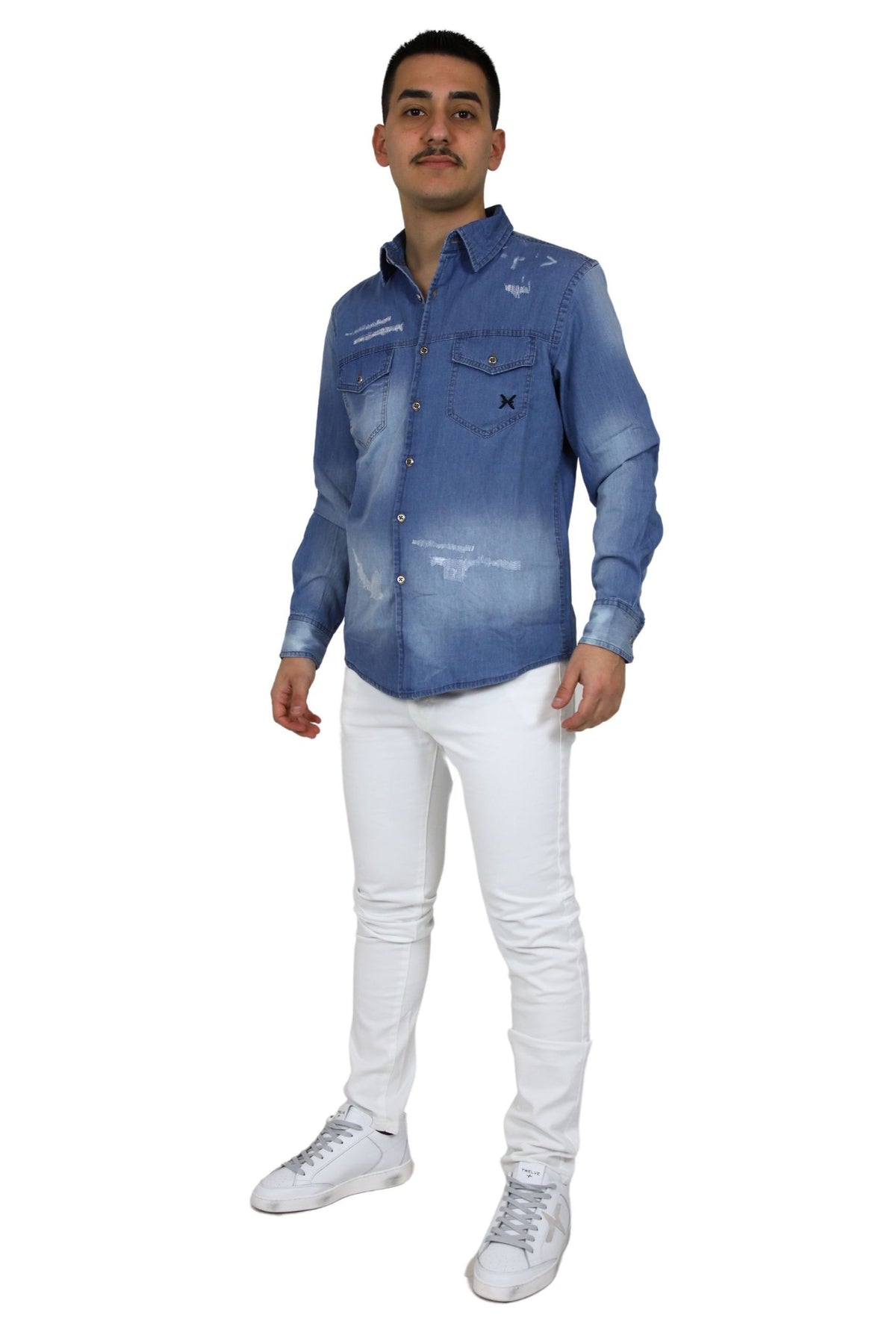 COSTUME NATIONAL Uomo Pantalone NMS40005JE Bianco