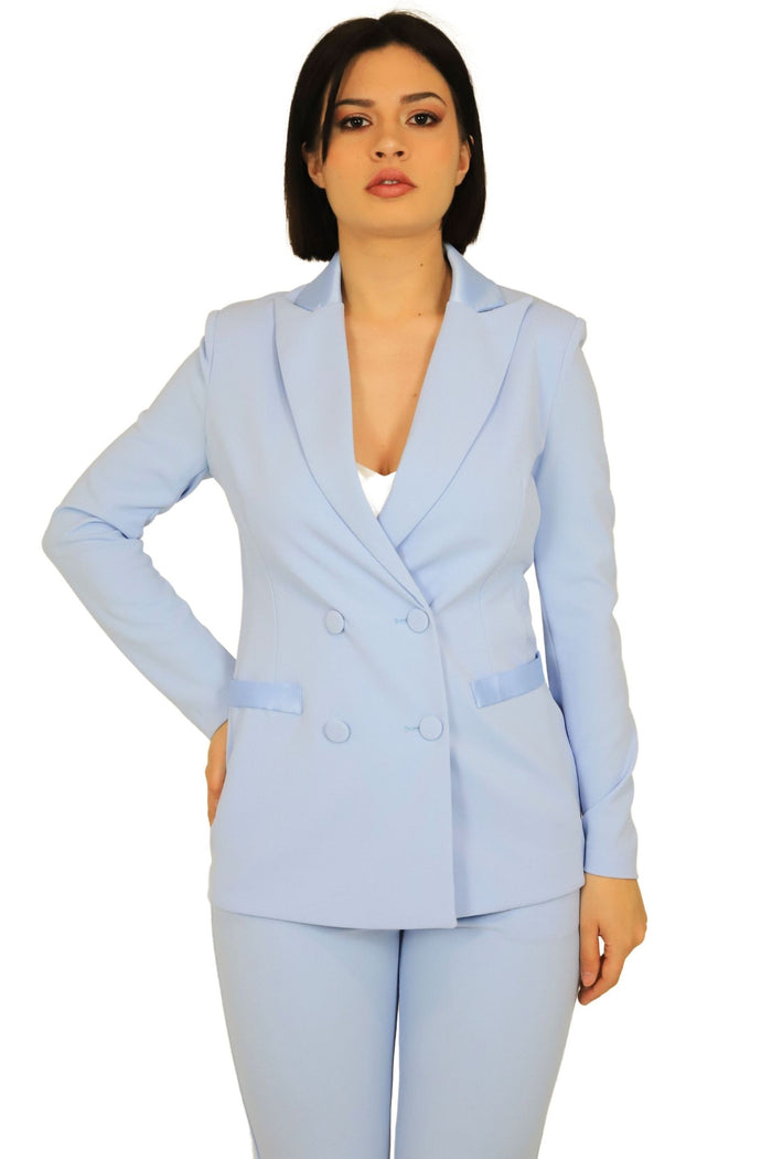 Zahjr Donna Giacca 53539114 Cielo