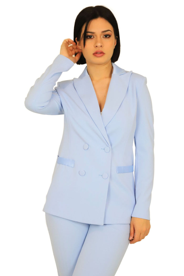Zahjr Donna Giacca 53539114 Cielo