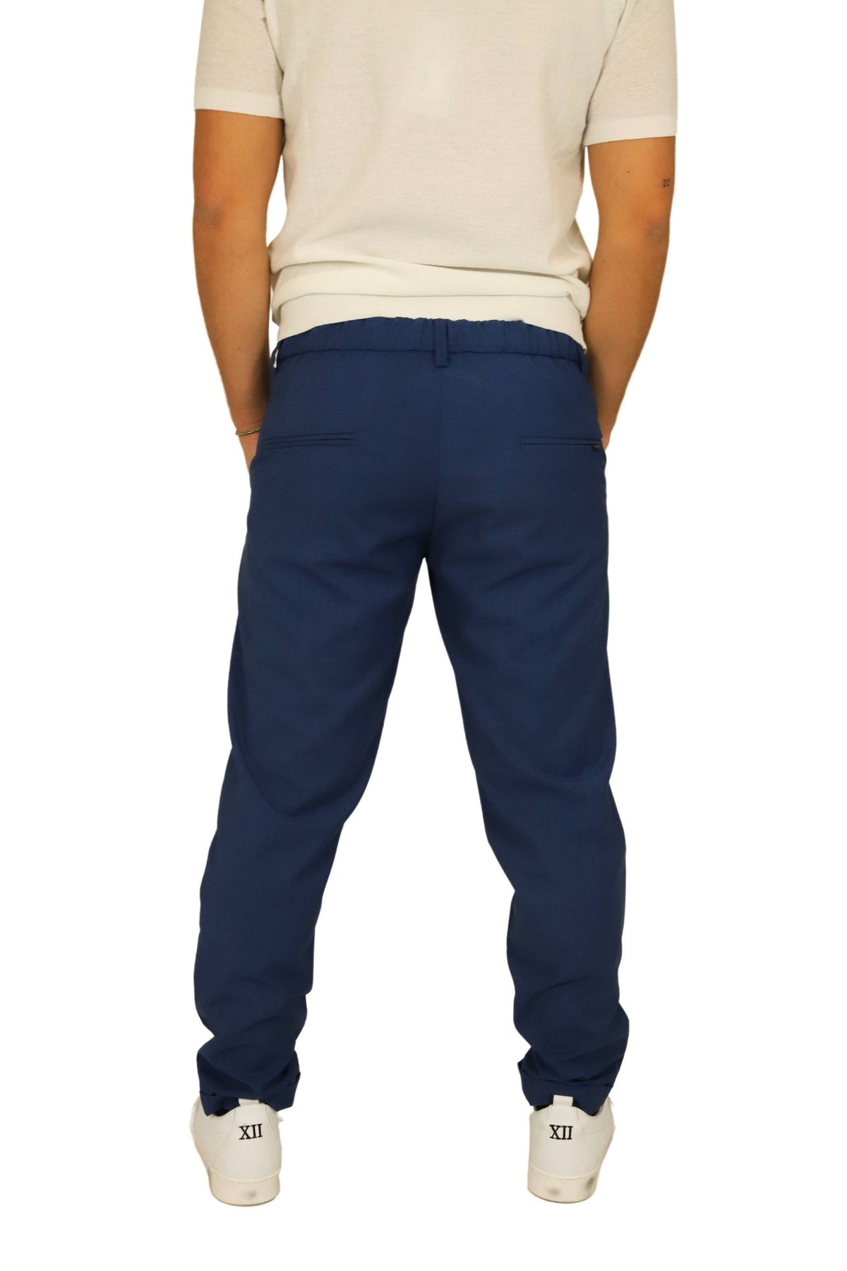 HYPS Uomo Pantalone MOLFETTA 13 Blu