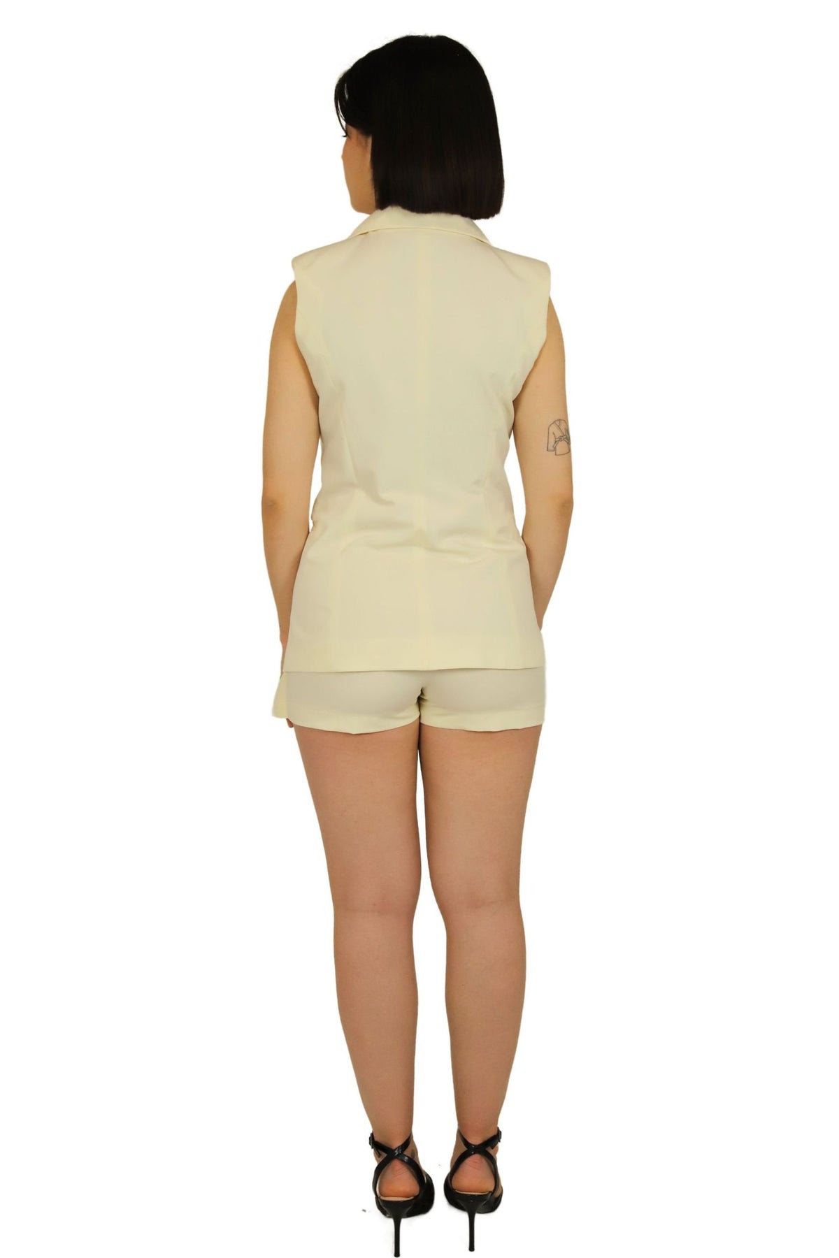 Zahjr Donna Pantaloncino 53539111 Panna