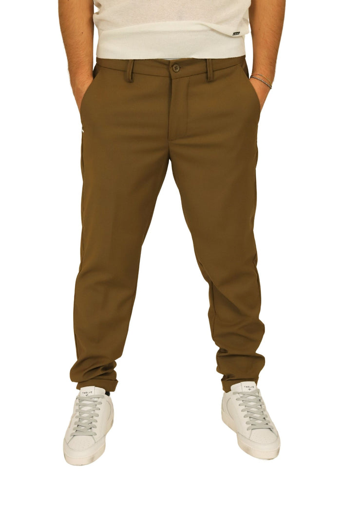 HYPS Uomo Pantalone MOLFETTA 13 Taupe