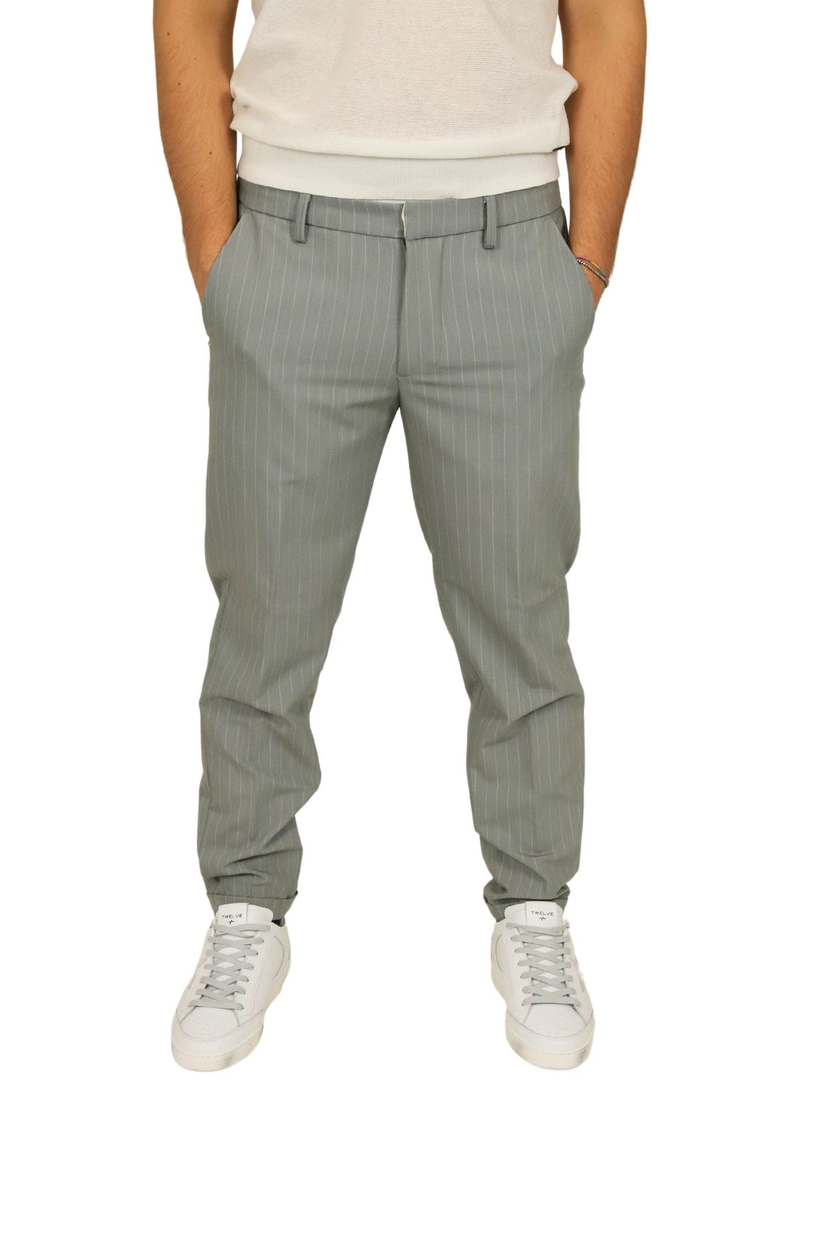 HYPS Uomo Pantalone MOLFETTA 26 Grigio
