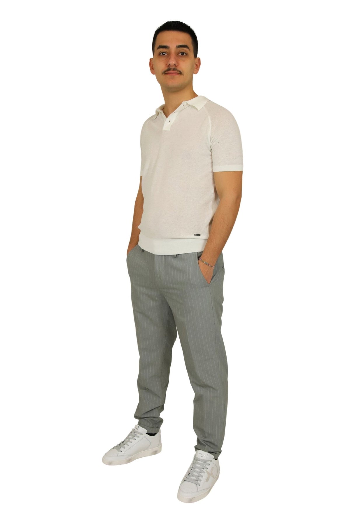 HYPS Uomo Pantalone MOLFETTA 26 Grigio