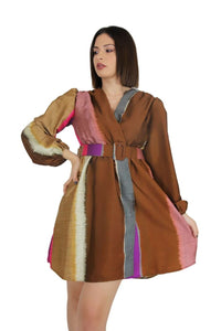 Zahjr Donna Vestito 53538910 Marrone