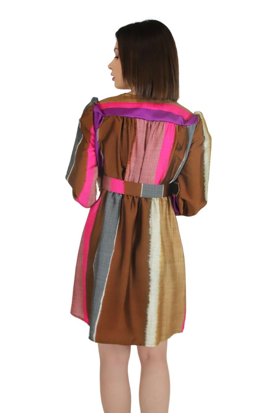 Zahjr Donna Vestito 53538910 Marrone