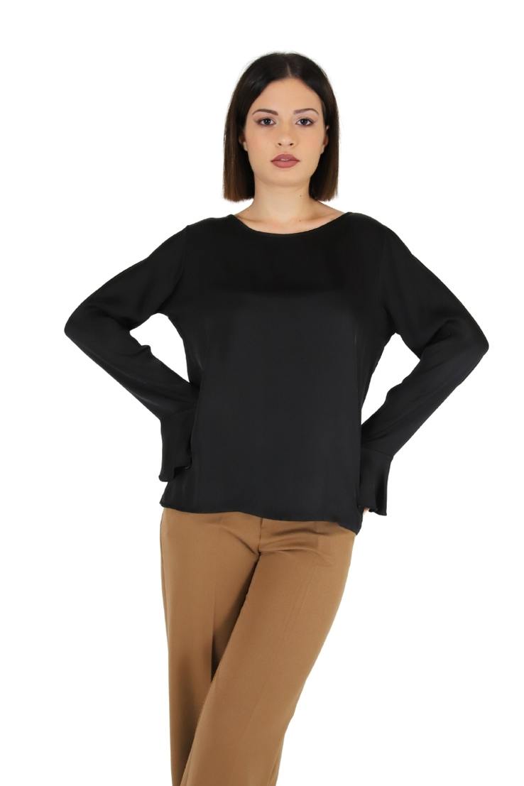 Zahjr Donna Blusa 53538785 Nero