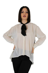 Zahjr Donna Camicia 53538769 Beige/Nero