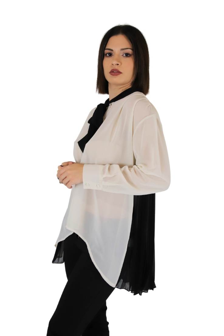 Zahjr Donna Camicia 53538769 Beige/Nero
