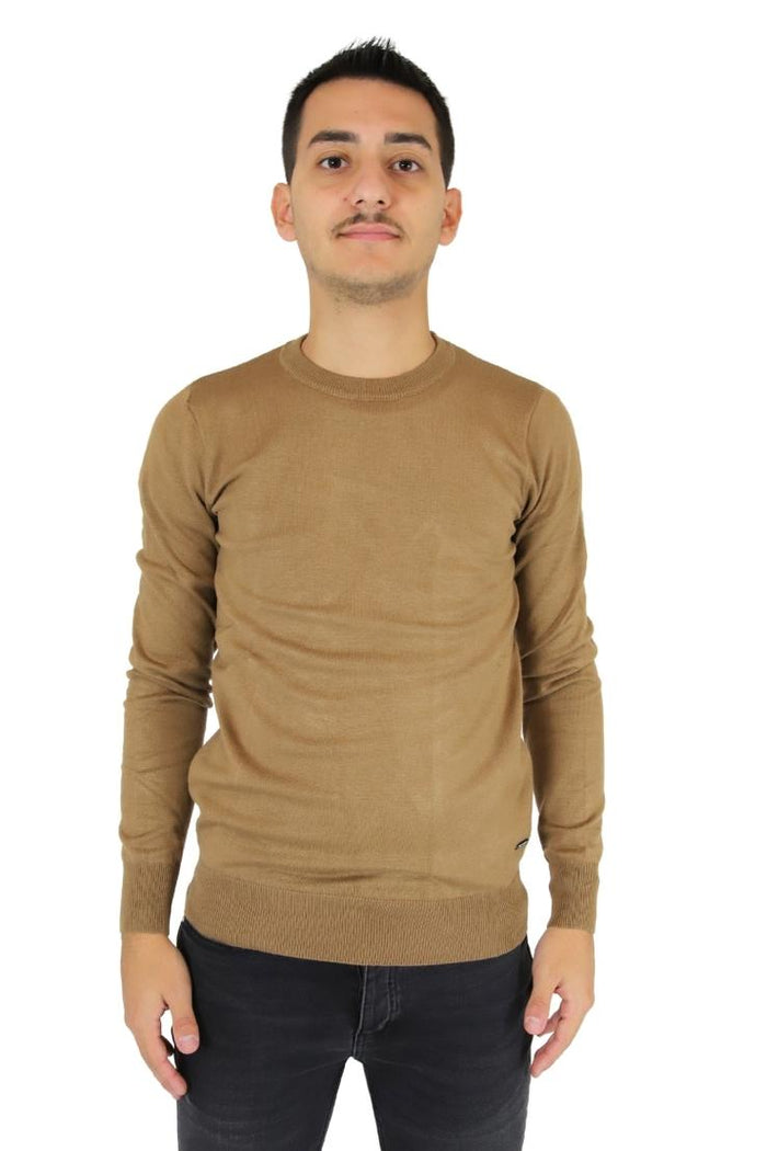 TAKE TWO Uomo Maglione UTA4602 Cammello