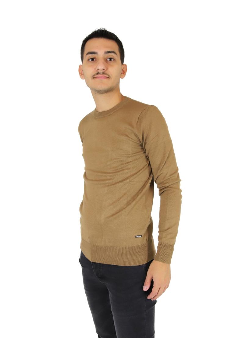TAKE TWO Uomo Maglione UTA4602 Cammello