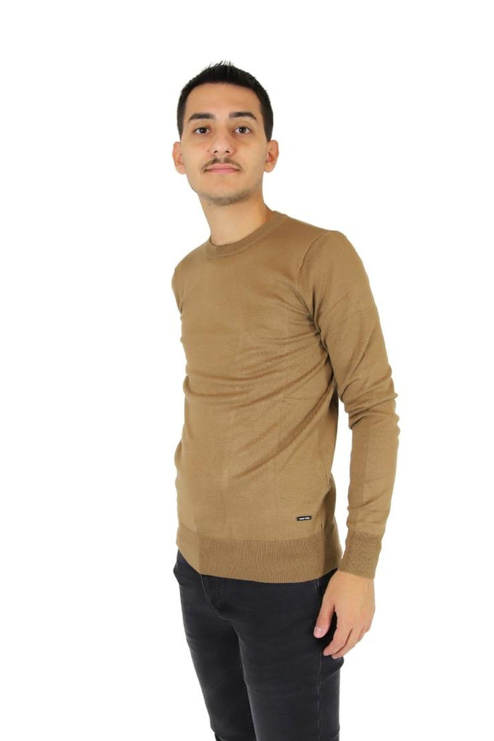 TAKE TWO Uomo Maglione UTA4602 Cammello