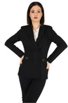 Zahjr Damen Jacke 53538832 Schwarz
