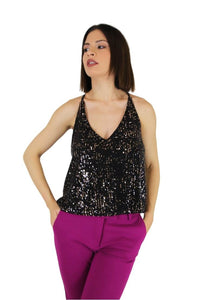 Zahjr Donna Top 53538796 Nero