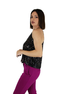 Zahjr Donna Top 53538796 Nero