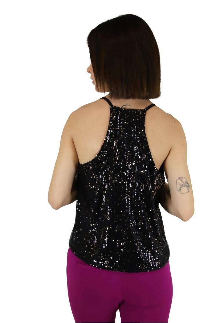 Zahjr Donna Top 53538796 Nero
