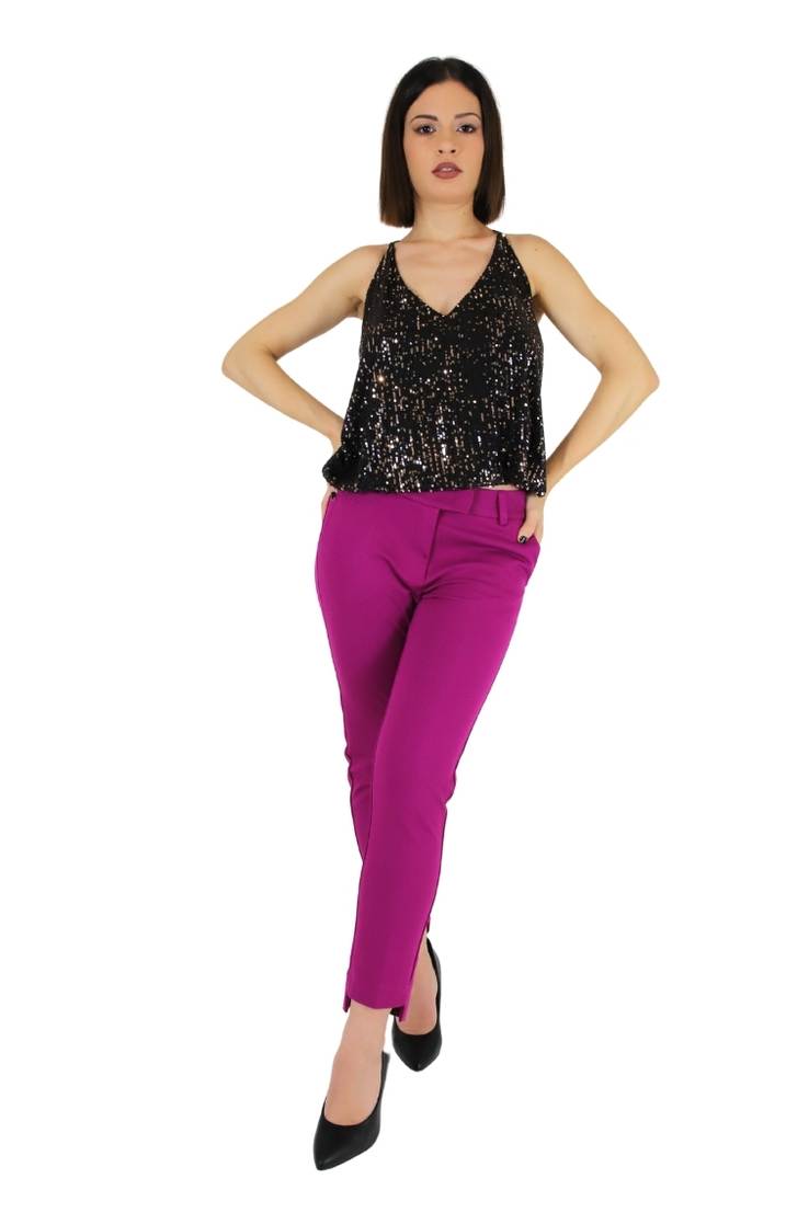 Zahjr Donna Top 53538796 Nero