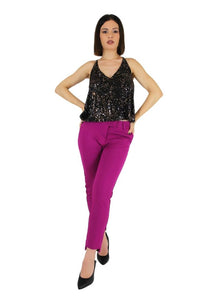 Zahjr Donna Top 53538796 Nero