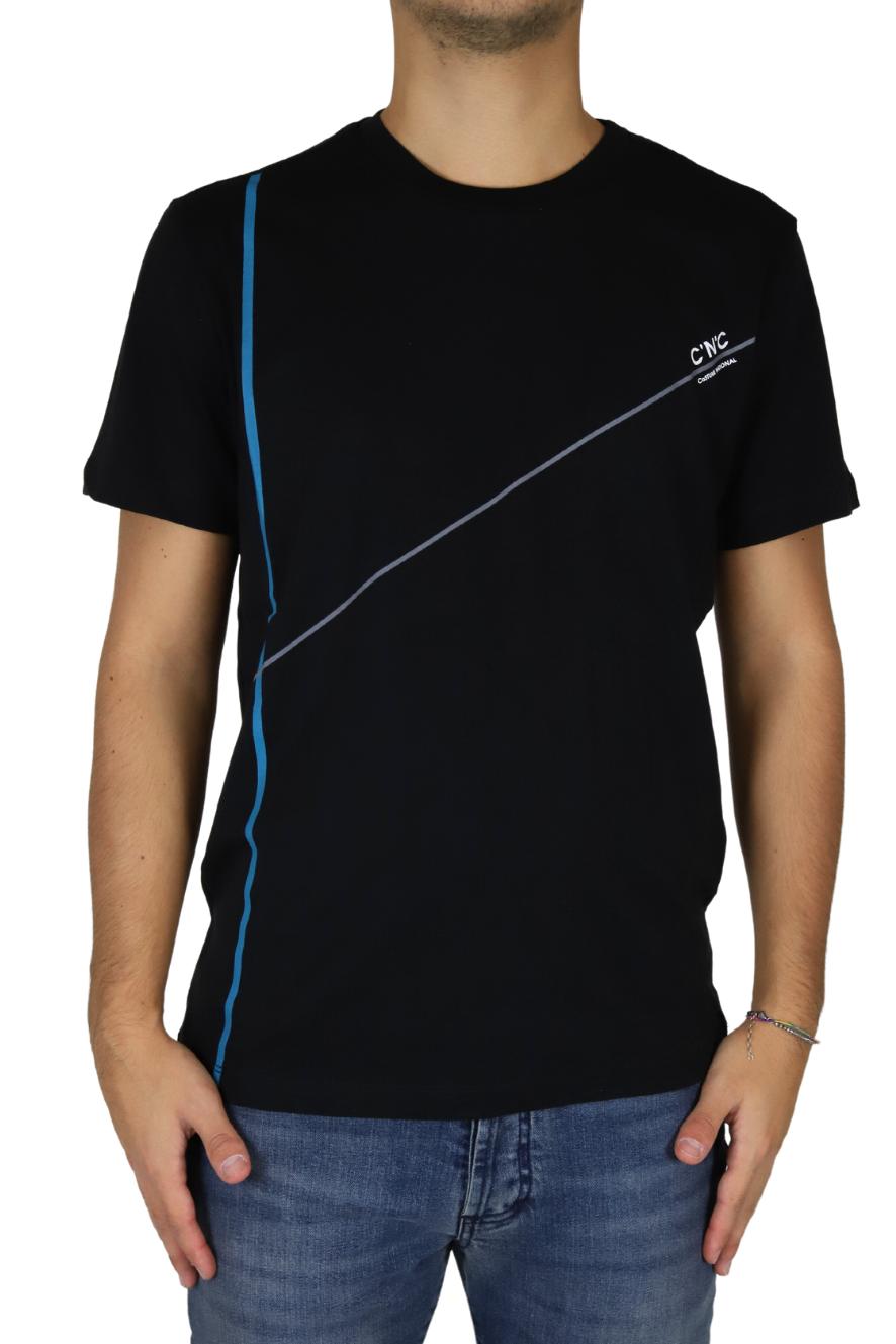 COSTUME NATIONAL Uomo T-shirt NMF47003TS Nero
