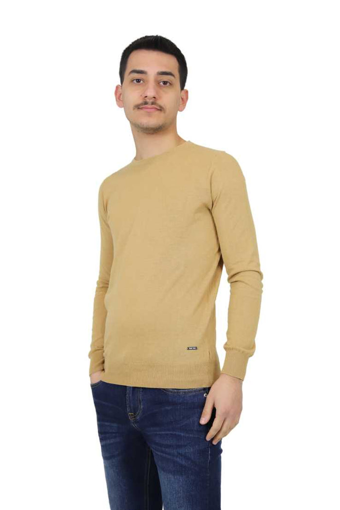 TAKE TWO Uomo Maglia UKE3903 Cammello