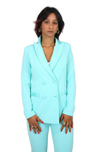 Zahjr Donna Giacca 53538604 Verde Acqua