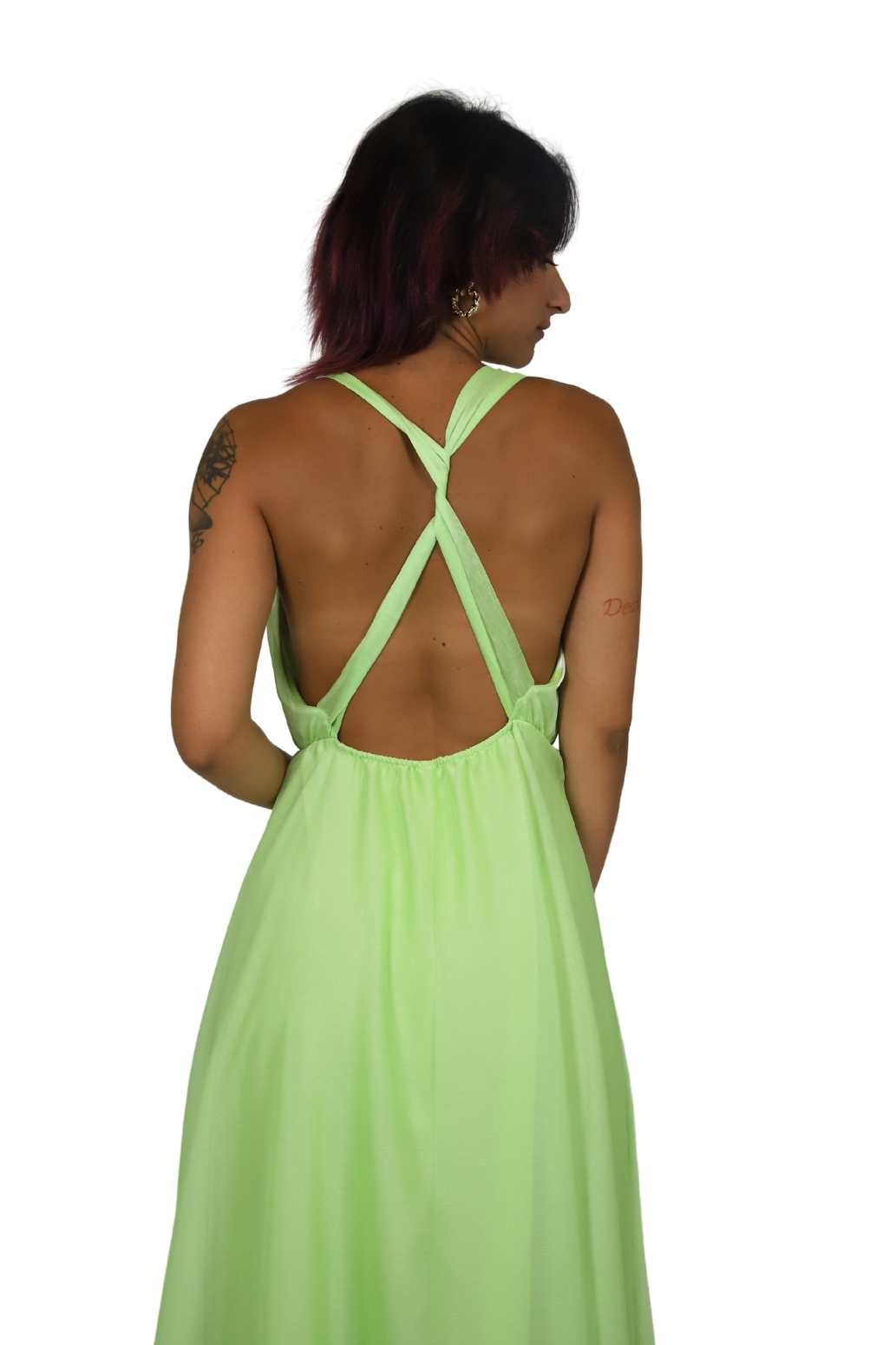 Zahjr Donna Vestito 53538570 Verde