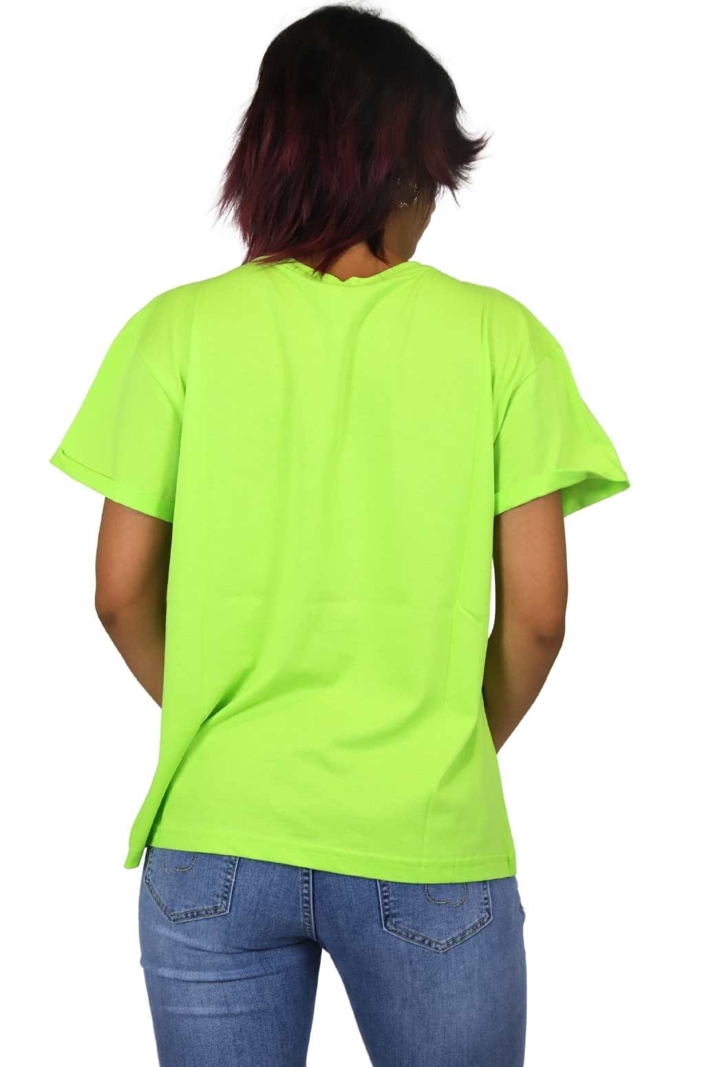 Zahjr Donna T-shirt 53538592 Verde Acido