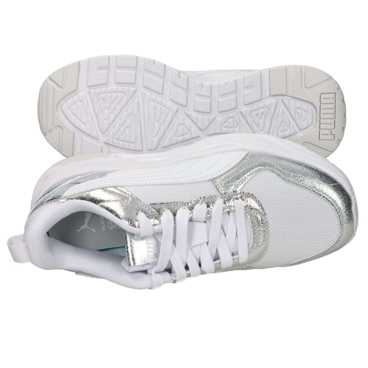 Puma Donna Sneakers 404746 Bianco/Argento