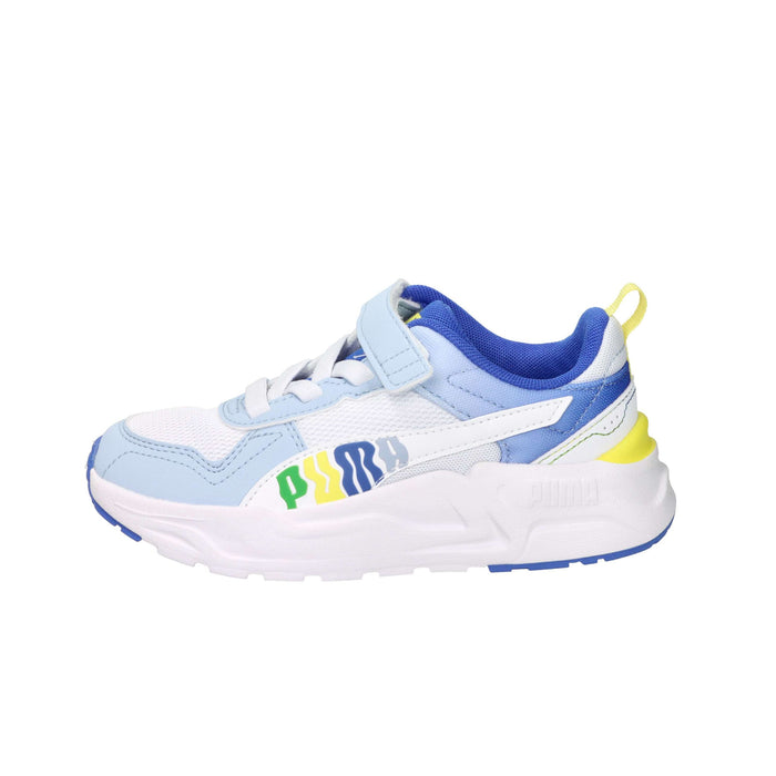 Puma Bambini e ragazzi Sneakers 405020 Bianco/Celeste