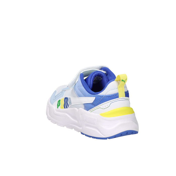Puma Bambini e ragazzi Sneakers 405020 Bianco/Celeste