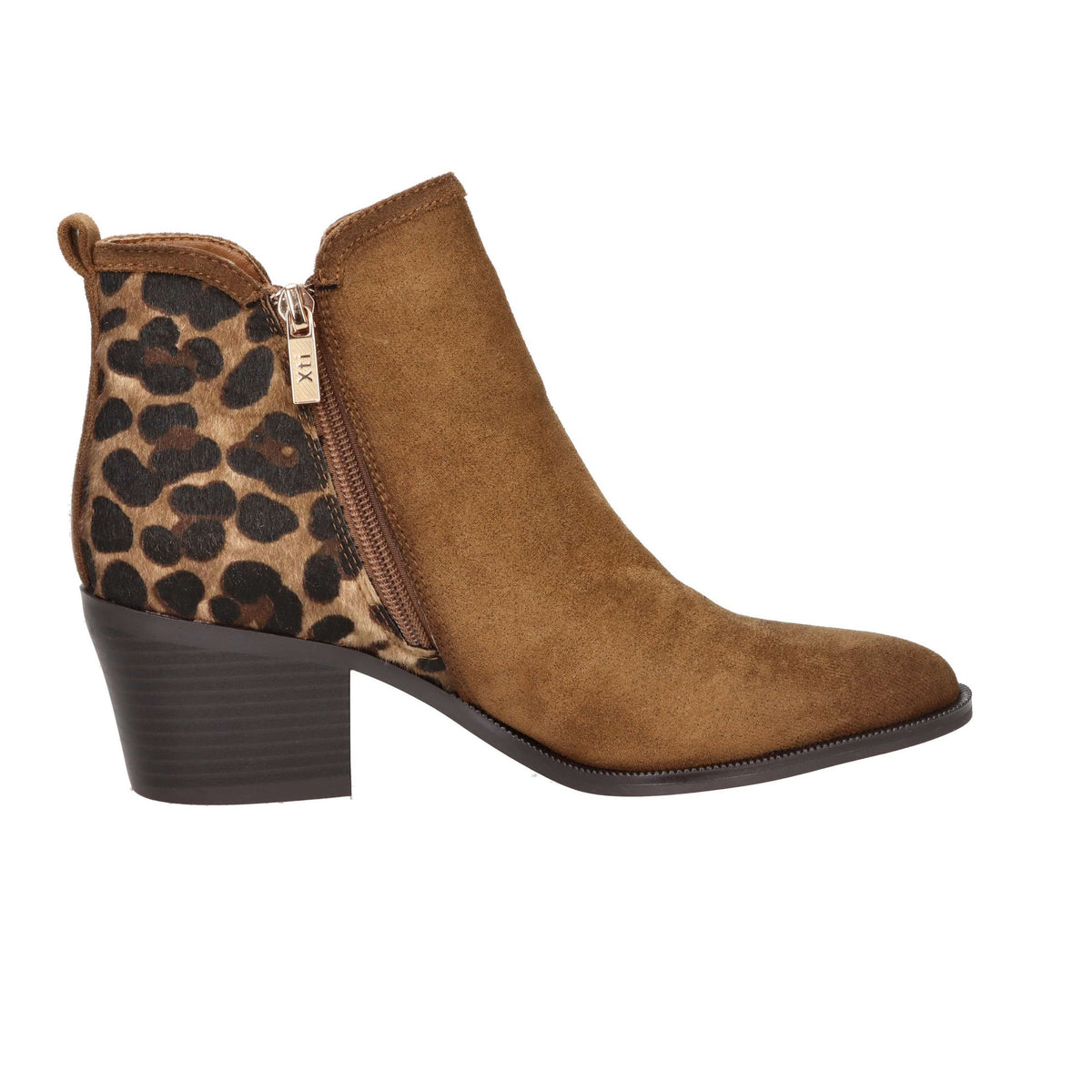 Xti Donna Stivaletti con tacco 144647 Cammello