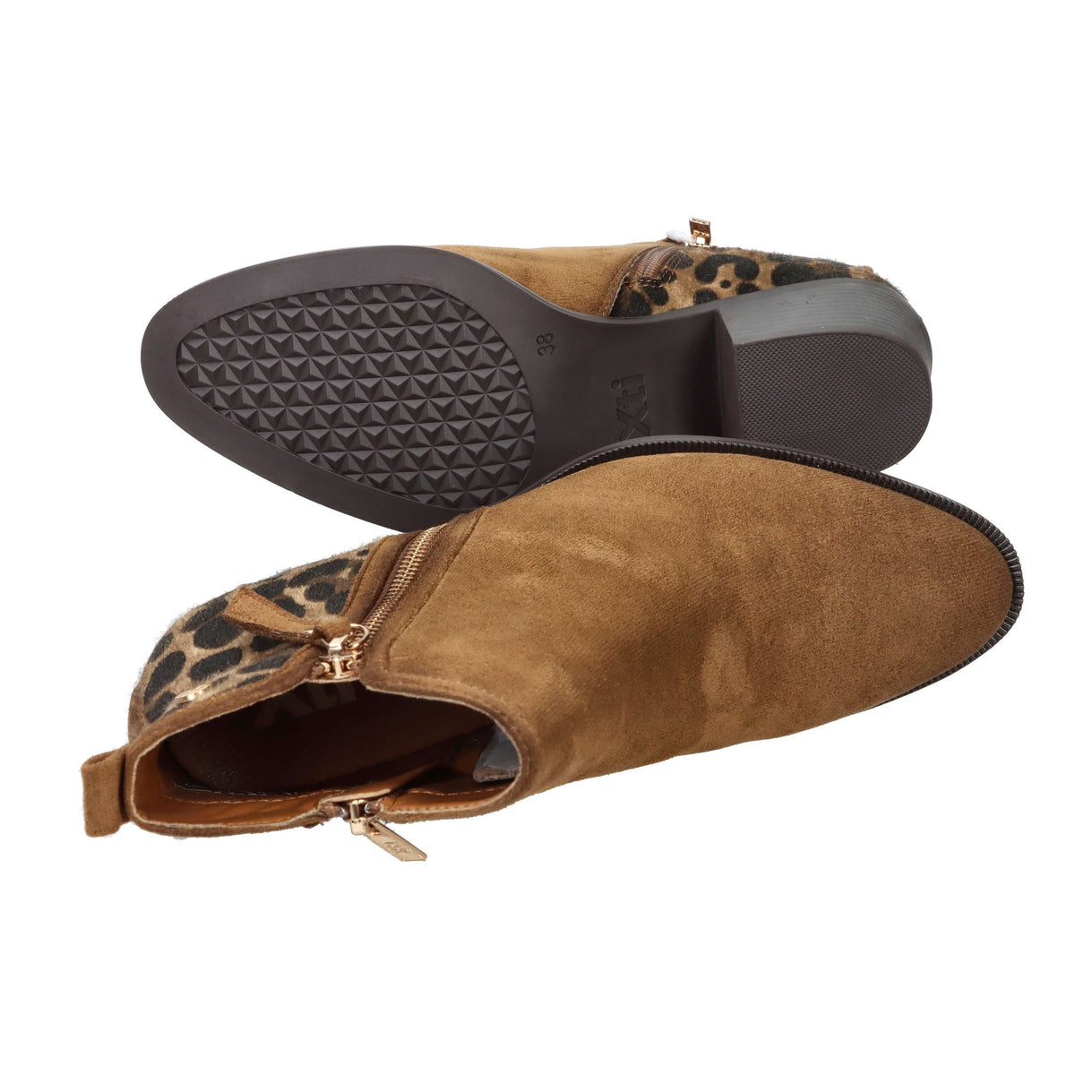 Xti Donna Stivaletti con tacco 144647 Cammello