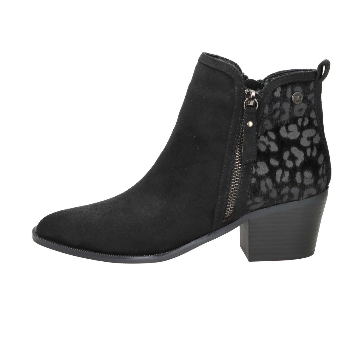 Xti Donna Stivaletti con tacco 144647 Nero