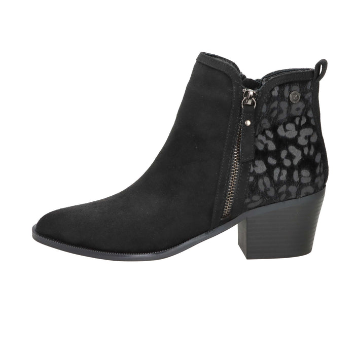 Xti Donna Stivaletti con tacco 144647 Nero