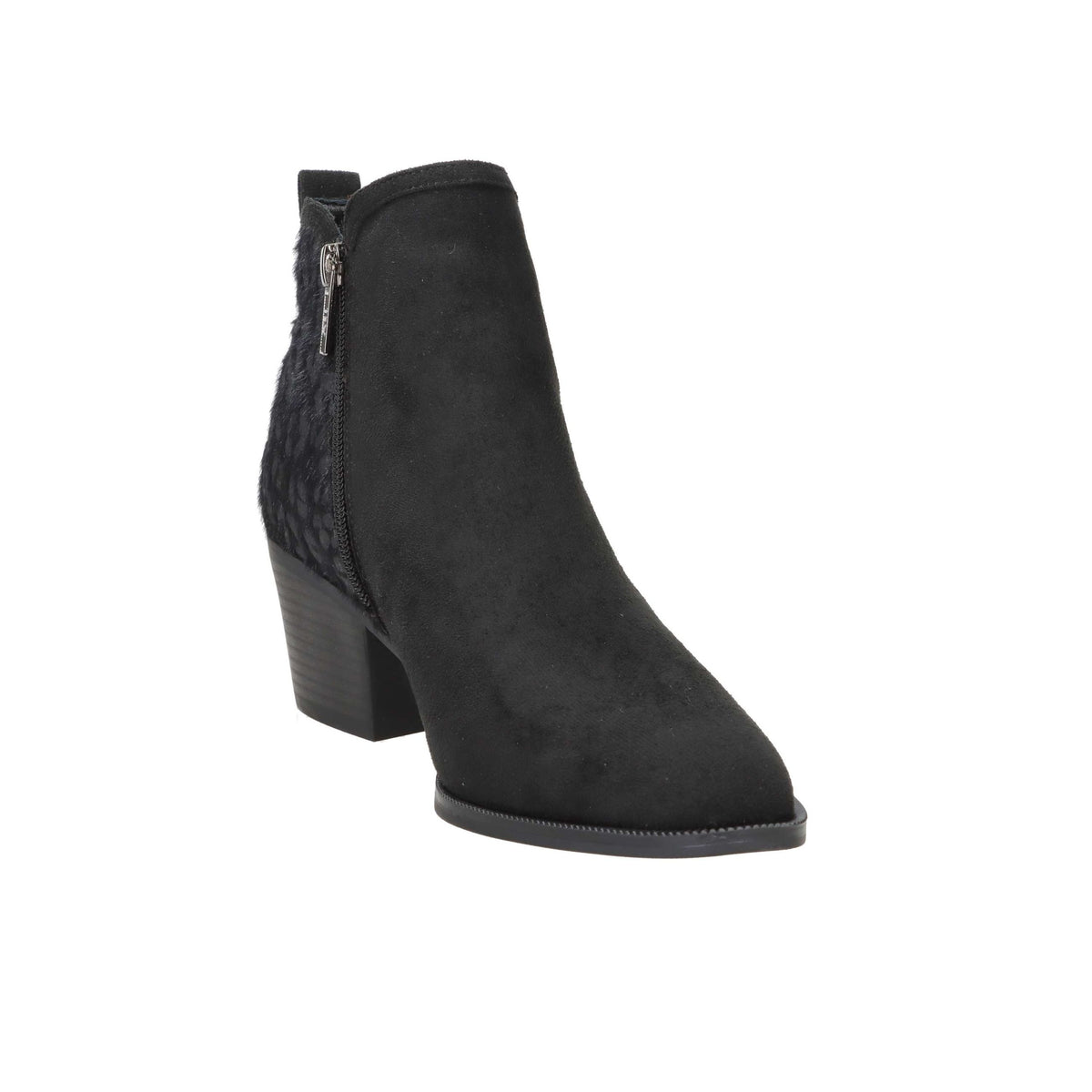 Xti Donna Stivaletti con tacco 144647 Nero