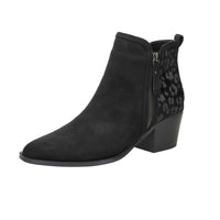 Xti Donna Stivaletti con tacco 144647 Nero