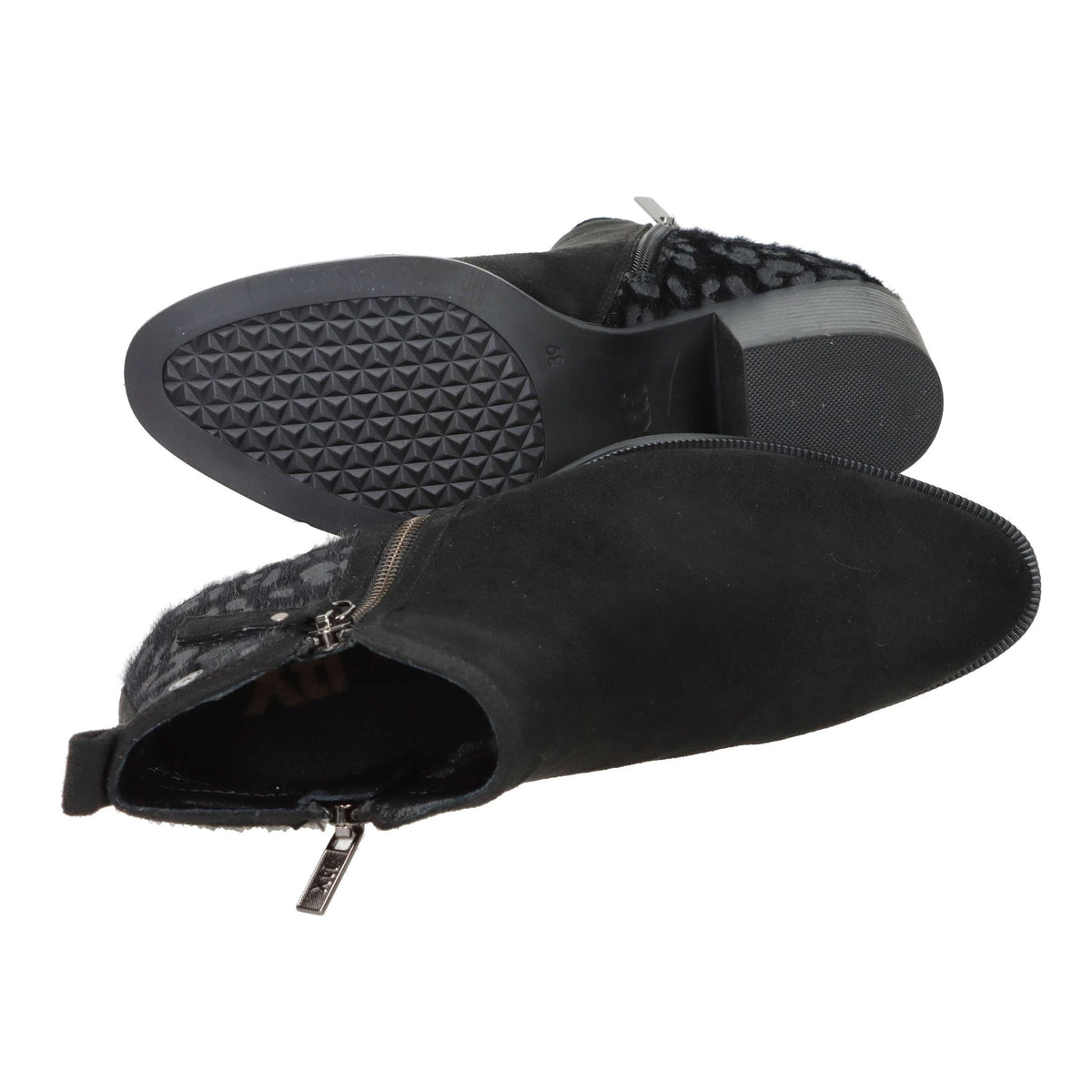 Xti Donna Stivaletti con tacco 144647 Nero