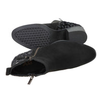 Xti Donna Stivaletti con tacco 144647 Nero