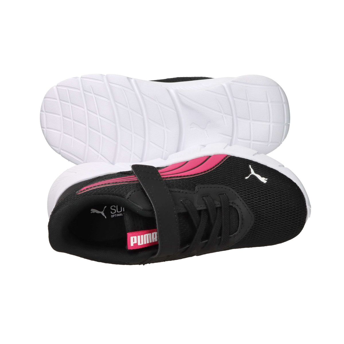 Puma Bambine e ragazze Sneakers 401519 Nero/Fucsia